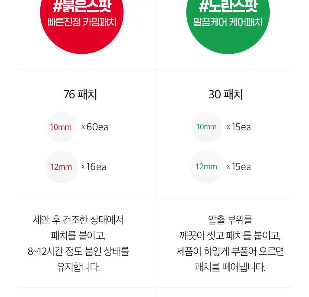 [피부고민케어]아리얼 트루 AC 스팟 패치 듀오 세트 106매 상세페이지 36